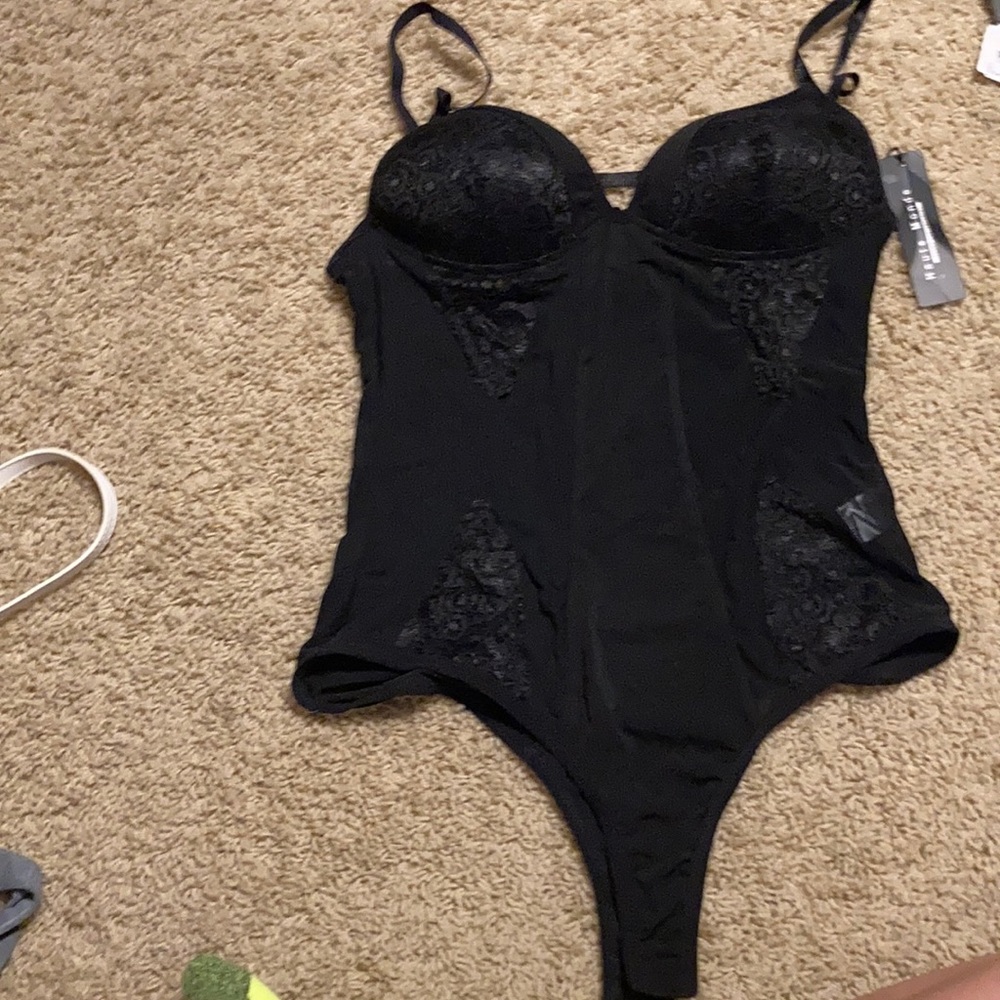 Black super sexy body suit